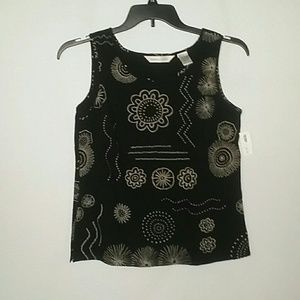 Black Linen Summer Top